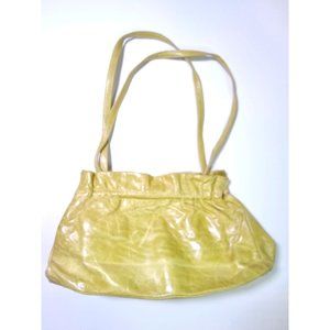 Hobo International Leather Handbag Shoulder Bag, Mustard Color, Magnet Closure